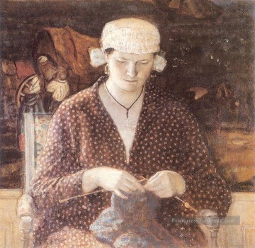 Normandie Fille Impressionniste femmes Frederick Carl Frieseke Peinture à l'huile